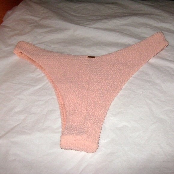 Hollister Large Hi-Cut Pink Cheeky Bikini Bottom NWT - Picture 7 of 8